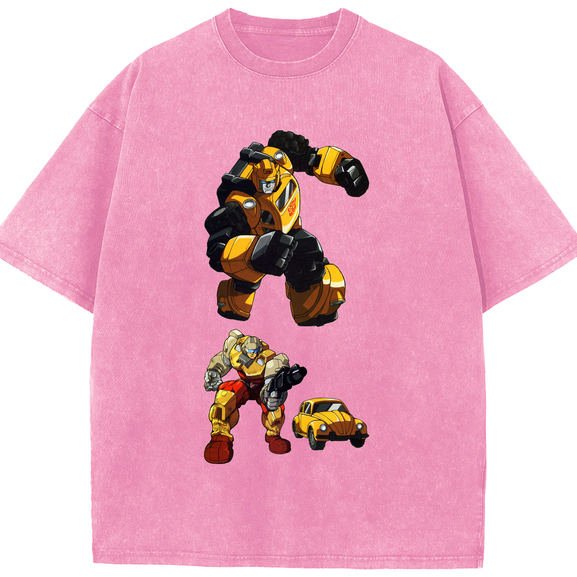 （画像用）  綿100% ヴィンテージ風 半袖Tシャツ（フロントプリント）